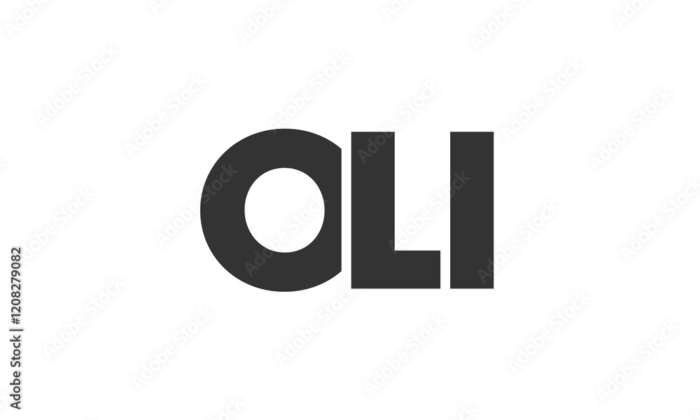 Poster oli logo design template with strong and modern bold text. initial based vector logotype featuring s