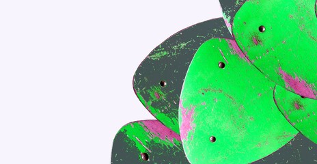 Modern abstract backgrounds. Shabby surface of an old chair. Artistic wallpaper. Image manipulation. Minimalism