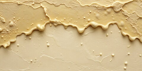 beige surface with slime oozing from cracks, surface, background