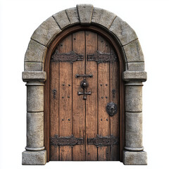 old wooden door
