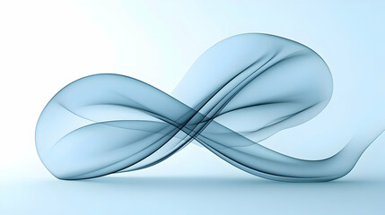 Naklejka premium Abstract Blue Wave Illustration