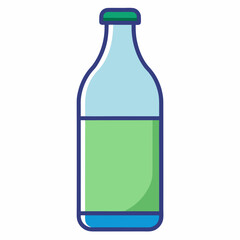 bottle with a label
