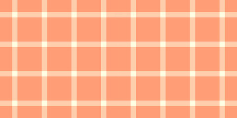 Clean, minimalist peach and cream gingham pattern. Perfect for backgrounds, textiles, packaging, or website design.  Versatile and stylish, this image evokes a feeling of warmth and simplicity.