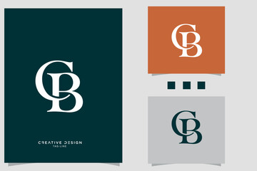 CB, BC, C, B, Abstract Letters Logo Monogram
