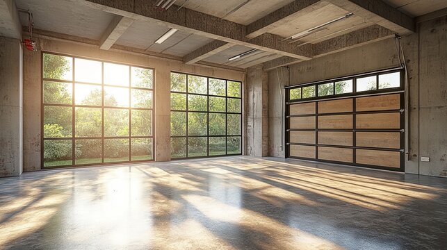 modern Garage under construction