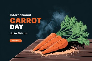 Celebrate International Carrot Day with up to 50% off delicious, fresh carrots!