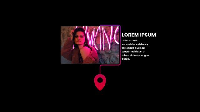 Modern Location Lower Third with Image