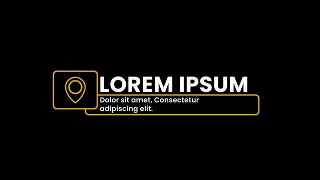 Location Title Lower Third