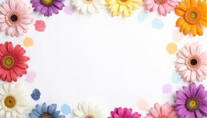 Multicolored Floral Border
