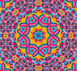 Bright multicolor background with abstract pattern