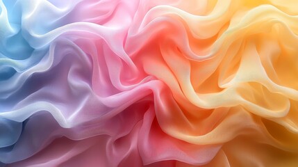 Fototapeta premium A vibrant tiedye fabric that merges natural designs with striking color shifts in a balanced arrangement