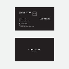 Creative and simple double sided business card templete