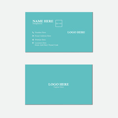 Creative and simple double sided business card templete