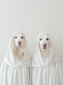 two dogs 