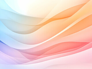 Fototapeta premium Abstract Pastel Wave Background Illustration