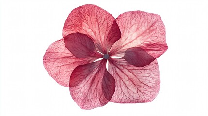 Obraz premium Beautiful Wide Angle Real Pressed Hortensia Flower Petal for Plant Lovers
