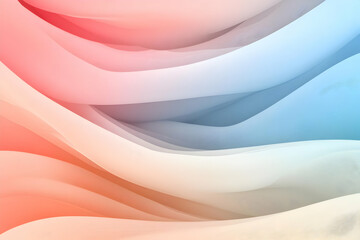 Obraz premium Abstract Pastel Wave Background Illustration