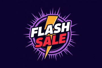 Fototapeta premium Announcing a limited-time flash sale with amazing discounts!