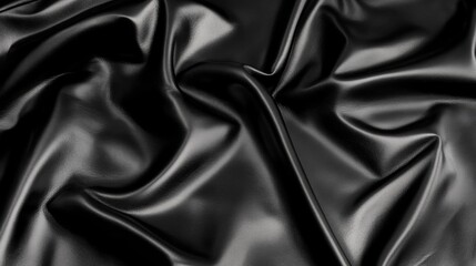 Fototapeta premium Sleek Black Leather Texture for Business Casual Use