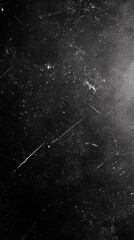 Abstract Black Texture with Dust and Scratches for Backgrounds and Textures