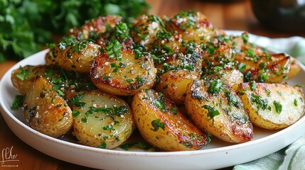Garlic Herb Roasted Potatoes Recipe: Delicious, Crispy, and Flavorful