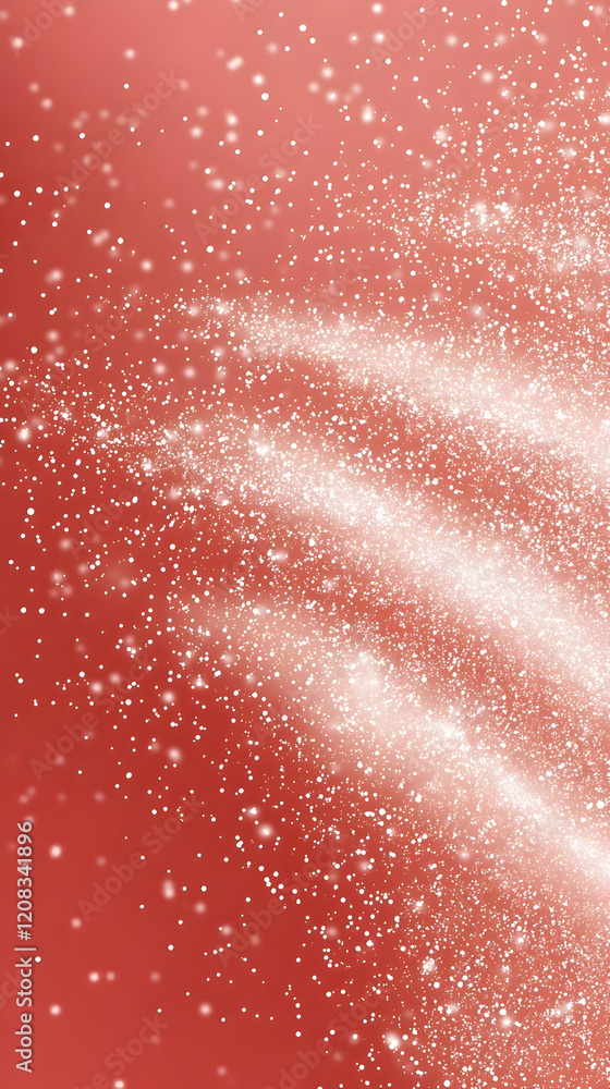 Poster red abstract background with sparkles