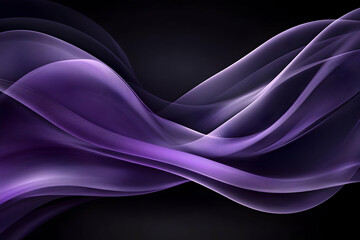 Obraz premium Purple Abstract Wave Background Illustration