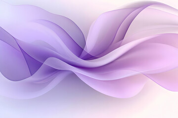 Abstract Purple Wave Background Illustration