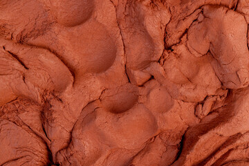 a special paste with the addition of orange clay for creativity and modeling