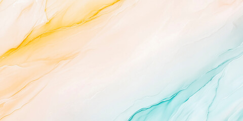 Obraz premium Abstract colorful marble texture - yellow and blue blended background design