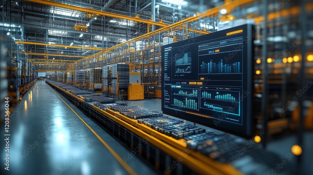 Poster automation in a warehouse enhances operational efficiency in real-time inventory management