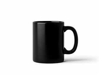 Black Mug 3D Render