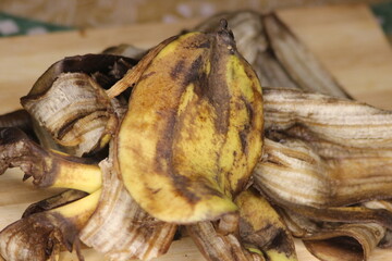 Banana Peels Close Up