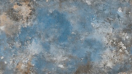 Weathered blue and brown textured surface with rustic patterns