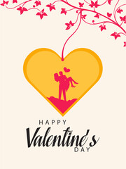 valentines day poster,invitation card,romantic character,love