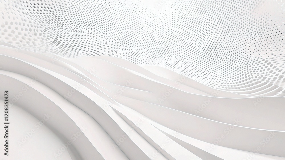Poster minimalist white vector banner design with subtle textures
