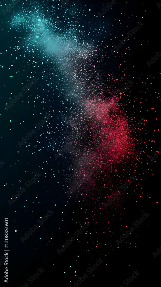 Poster Abstract Background Teal Red Particle