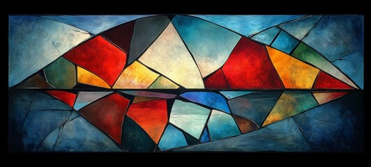 Fototapeta premium The Shattered Mirror, Specific Phobias