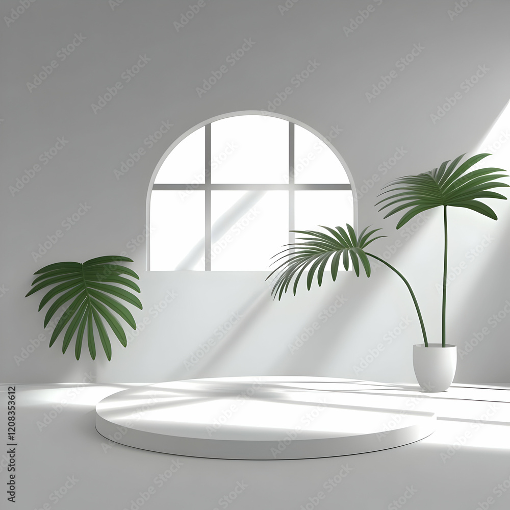 Poster minimalist 3d product display background