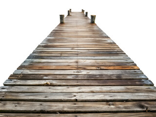 Fototapeta premium wooden bridge over the sea