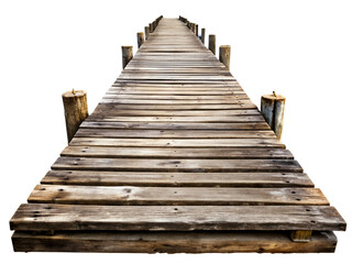 Obraz premium wooden bridge in the sea