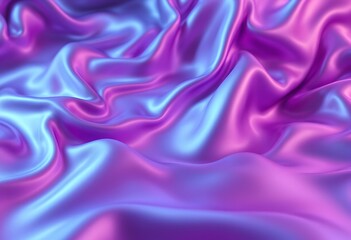 Fototapeta premium Iridescent Silk Drapery: A Dreamy, Abstract Composition