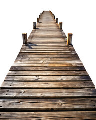 Fototapeta premium wooden bridge over the sea