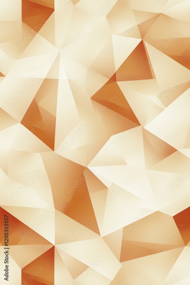Poster geometric abstract background with soft gradient polygonal design