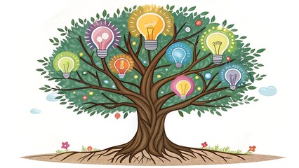 A tree with ideas