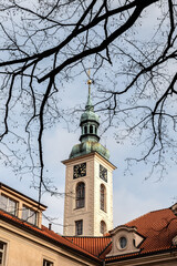 Prague czech republic-30.12.24 Historical Gothic Medieval castle and church complex, St. Vitus Cathedral, Charles Bridge, astronomical clock, Basilica of St. George, Unesco city tourism