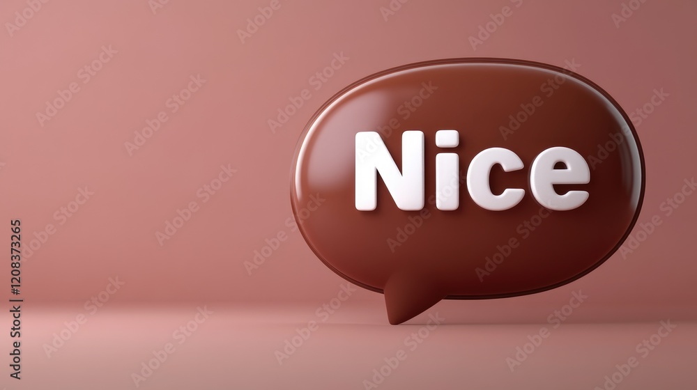 Poster positive vibes expression minimalist studio graphic design calm environment close-up view concept of
