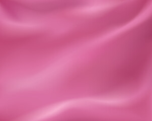 Soft texture of light pink silk material. Coral pink background with smooth texture of fabric close-up. The texture of the textile pattern. 