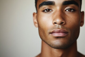 Obraz premium Close-up of a person wearing a shirt