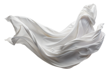 white silk scarf
